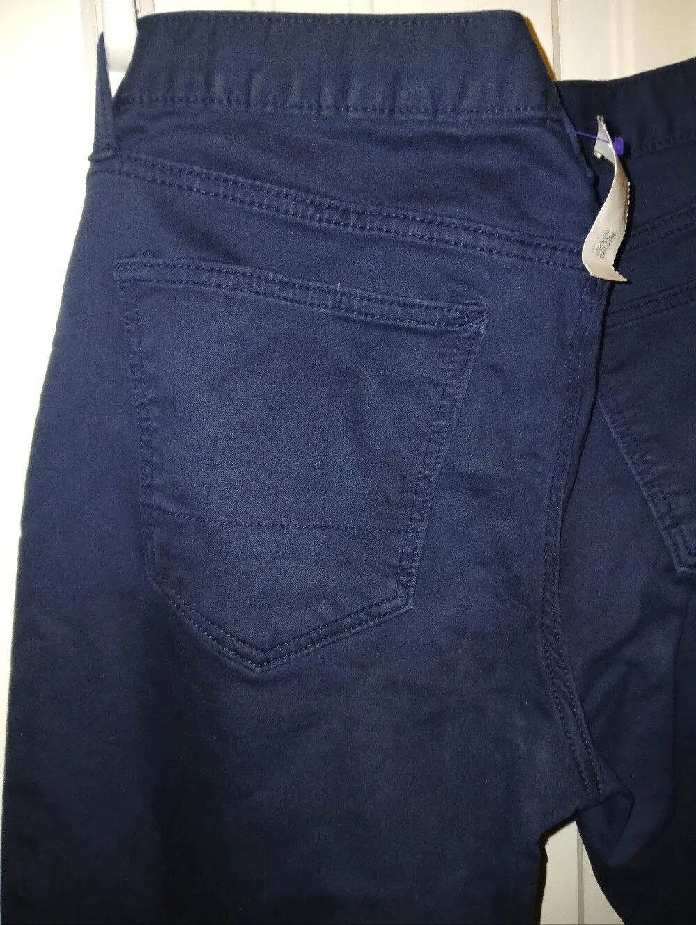 Banana Republic Navy Straight-Leg Travel Jeans 32x32
